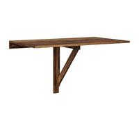 vidaXL Tavolino Parete Pieghevole Rovere Fumo 100x60x56 cm Multistrato