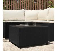 vidaXL Tavolino Quadrato da Giardino 50x50x30cm in Polyrattan