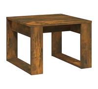 vidaXL Tavolino Rovere Fumo 50x50x35 cm in Legno Multistrato