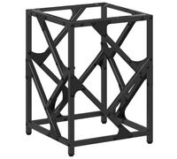 vidaXL Tavolino Salotto con Piano Vetro Trasparente 30x30x41cm Acciaio, tavolino da soggiorno, tavolino da divano, tavolino da tè, tavolino laterale