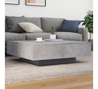 vidaXL Tavolino Salotto Grigio Cemento 100x100x31 cm Legno Multistrato
