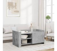 vidaXL Tavolino Salotto Grigio Cemento 100x50x50 cm Legno Multistrato