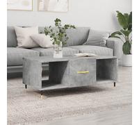 vidaXL Tavolino Salotto Grigio Cemento 102x50x40 cm Legno Multistrato