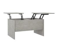 VIDAXL - Tavolino Salotto Grigio Cemento 80x50x42,5 Cm Legno Multistrato