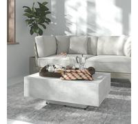 vidaXL Tavolino Salotto Grigio Cemento 85x55x31 cm Legno Multistrato