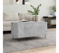 vidaXL Tavolino Salotto Grigio Cemento 90x44,5x45 cm Legno Multistrato