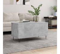 vidaXL Tavolino Salotto Grigio Cemento 90x44,5x45 cm Legno Multistrato