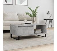 vidaXL Tavolino Salotto Grigio Cemento 90x50x36,5 cm Legno Multistrato