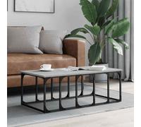 vidaXL Tavolino Salotto Grigio Sonoma 100x50x35,5cm Legno Multistrato