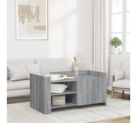vidaXL Tavolino Salotto Grigio Sonoma 100x50x50 cm Legno Multistrato