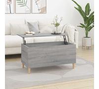 vidaXL Tavolino Salotto Grigio Sonoma 90x44,5x45 cm Legno Multistrato