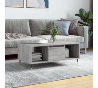 vidaXL Tavolino Salotto Grigio Sonoma 90x50x36,5 cm Legno Multistrato