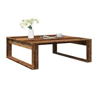 vidaXL Tavolino Salotto Legno Antico 100x100x35 cm in Truciolato, Tavolo Salotto, tavolino, Arredamento da Soggiorno, tavolino da Soggiorno