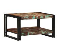 vidaXL Tavolino Salotto Multicolore 70x50x38cm Legno Massello Recupero