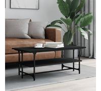 vidaXL Tavolino Salotto Nero 100x50x40cm Legno Multistrato