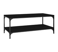 vidaXL Tavolino Salotto Nero 100x50x40cm Legno Multistrato