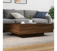 vidaXL Tavolino Salotto Rovere Marrone 100x100x31 cm Legno Multistrato