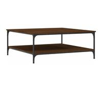 vidaXL Tavolino Salotto Rovere Marrone 100x100x40 cm Legno Multistrato