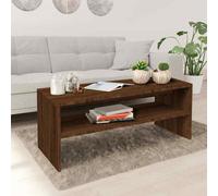 vidaXL Tavolino Salotto Rovere Marrone 100x40x40 cm Legno Multistrato
