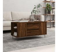 vidaXL Tavolino Salotto Rovere Marrone 102x44,5x50cm Legno Multistrato