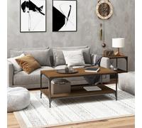 vidaXL Tavolino Salotto Rovere Marrone 80x50x40 cm Legno Multistrato