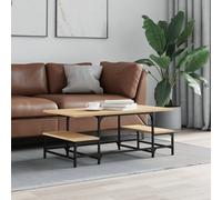 vidaXL Tavolino Salotto Rovere Sonoma 100x50,5x40 cm Legno Multistrato