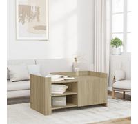 vidaXL Tavolino Salotto Rovere Sonoma 100x50x50cm in Legno Multistrato