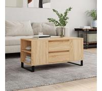 vidaXL Tavolino Salotto Rovere Sonoma 102x44,5x50 cm Legno Multistrato