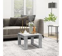 vidaXL Tavolino Servizio Grigio Cemento 50x50x35 cm in Truciolato
