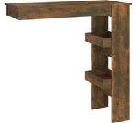 vidaXL Bancone da Muro Rovere Fumo 102x45x103,5 cm Legno Multistrato