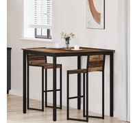 vidaXL Tavolo Bar a Pianta Legno ingegnerizzato Quadrato