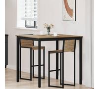 vidaXL Tavolo Bar a Pianta Legno ingegnerizzato Quadrato