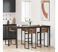 vidaXL Tavolo Bar a Pianta Legno multistrato