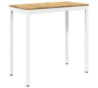vidaXL Tavolo Bar da Giardino Bianco 108,5 x 55 x 105 cm