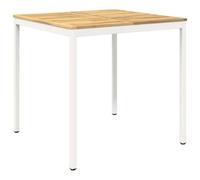 vidaXL Tavolo Bar da Giardino Bianco 110 x 108,5 x 105 cm