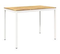 vidaXL Tavolo Bar da Giardino Bianco 147 x 88,5 x 105 cm