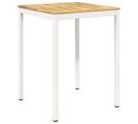 vidaXL Tavolo Bar da Giardino Bianco 80 x 80,5 x 105 cm