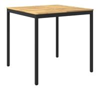 vidaXL Tavolo Bar da Giardino Bianco e Nero 110 x 108,5 x 105 cm