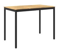 vidaXL Tavolo Bar da Giardino Bianco e Nero 141 x 80,5 x 105 cm