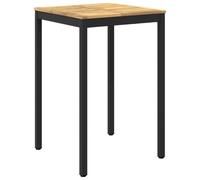 vidaXL Tavolo Bar da Giardino Bianco e Nero 70 x 68,5 x 105 cm