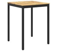 vidaXL Tavolo Bar da Giardino Bianco e Nero 80 x 80,5 x 105 cm