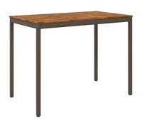 vidaXL Tavolo Bar da Giardino Naturale e Caffè 141 x 80,5 x 105 cm