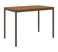 vidaXL Tavolo Bar da Giardino Naturale e Caffè 147 x 88,5 x 105 cm