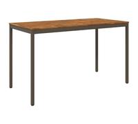 vidaXL Tavolo Bar da Giardino Naturale e Caffè 180 x 88,5 x 105 cm