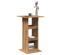 vidaXL Tavolo Bar Portaoggetti Rovere 60x60x102 cm Legno Multistrato