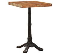 vidaXL Tavolo bistrot Marrone legno massello di riciclo