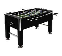 vidaXL Tavolo Calcio Balilla in Acciaio 60 kg 140x74,5x87,5 cm Nero Calcetto