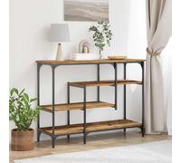 vidaXL Tavolo Console con lo scaffale Legno vecchio 100 x 35 x 75 cm