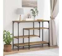 vidaXL Tavolo Console rovere artigianale 100 x 35 x 75 cm