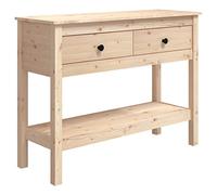 vidaXL Tavolo Consolle 100x35x75 cm in Legno Massello di Pino